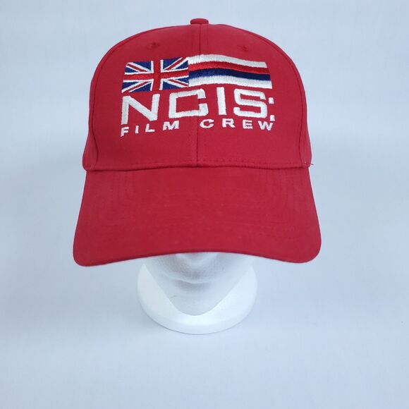 NCIS HAWAII Film Crew Hat  - Red Adult Adjustable Strap Hat - Production Swag - Picture 2 of 10